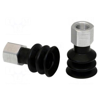 Suction cup | Nitrile rubber NBR | 20mm | Mounting: G1/8-IG | 6.4g