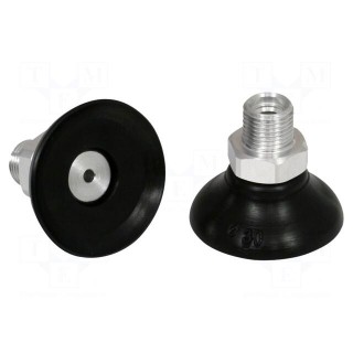Suction cup | Nitrile rubber NBR | 30mm | Mounting: G1/8-AG | 7.9g