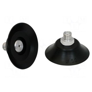 Suction cup | 50mm | G1/8-AG | Shore hardness: 55 | 7cm3 | 91N | PFYN