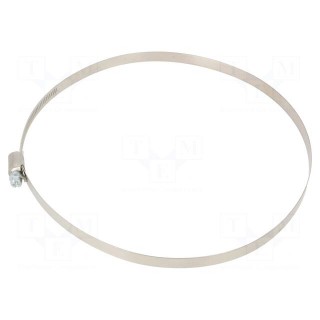 Cable tie | Ø: 170÷190mm | W: 9mm | Material: chrome steel AISI 430