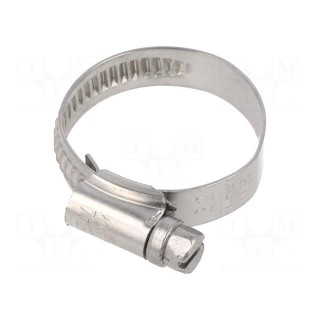 Cable tie | Ø: 20÷32mm | W: 9mm | Material: stainless steel