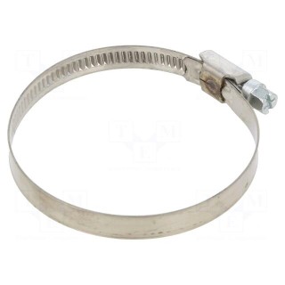 Cable tie | Ø: 50÷70mm | W: 9mm | Material: chrome steel AISI 430