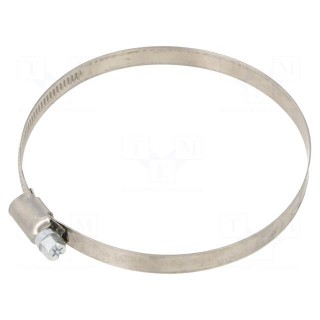 Cable tie | Ø: 80÷100mm | W: 9mm | Material: chrome steel AISI 430