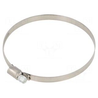 Cable tie | Ø: 90÷110mm | W: 9mm | Material: stainless steel AISI 304