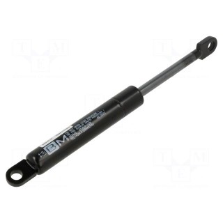 Gas spring | E: 205mm | Features: with welded steel eyes | Øout: 18mm