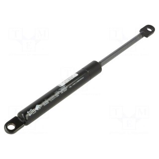 Gas spring | E: 245mm | Features: with welded steel eyes | Øout: 18mm