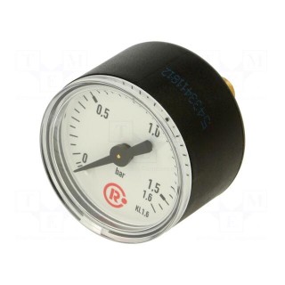 Manometer | 0÷1.6bar | 40mm | non-aggressive liquids,inert gases