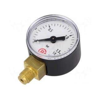 Manometer | 0÷1.6bar | 40mm | non-aggressive liquids,inert gases