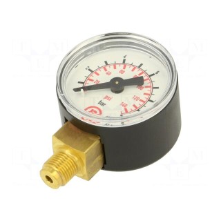 Manometer | 0÷10bar | 40mm | non-aggressive liquids,inert gases