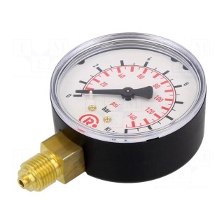Manometer | 0÷10bar | 63mm | non-aggressive liquids,inert gases