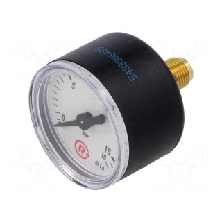 Manometer | 0÷16bar | 40mm | non-aggressive liquids,inert gases