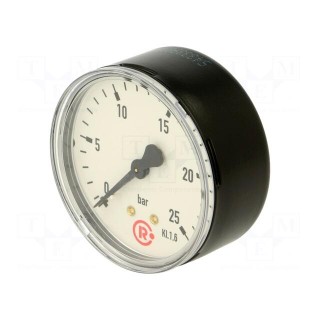 Manometer | 0÷1bar | 40mm | non-aggressive liquids,inert gases