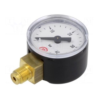 Manometer | 0÷40bar | 40mm | non-aggressive liquids,inert gases