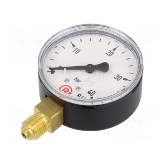 Manometer | 0÷40bar | 63mm | non-aggressive liquids,inert gases