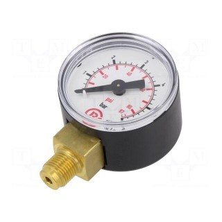 Manometer | 0÷6bar | 40mm | non-aggressive liquids,inert gases