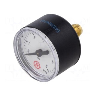 Manometer | 0÷6bar | 40mm | non-aggressive liquids,inert gases