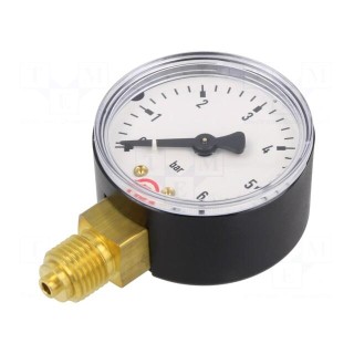 Manometer | 0÷6bar | 50mm | non-aggressive liquids,inert gases