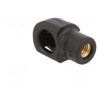Mounting element for gas spring | Mat: plastic | 10mm | Thread: M6