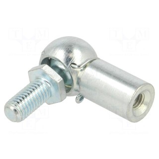 Mounting element for gas spring | Mat: zinc plated steel | 13mm