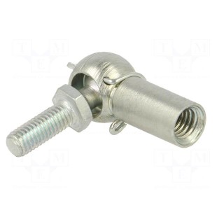 Mounting element for gas spring | Mat: zinc plated steel | 8mm