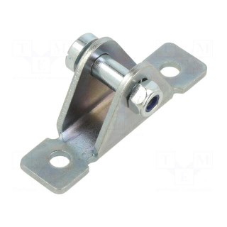 Mounting element for gas spring | Mat: zinc plated steel | 8mm
