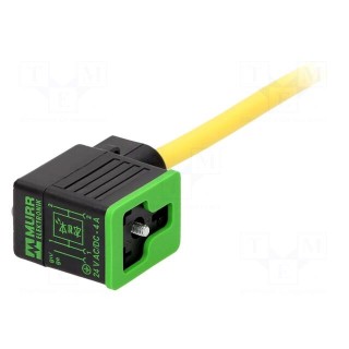 Valve connector | plug | Type: BI | PIN: 3 | 11mm | female | 24VDC | 4A | IP65
