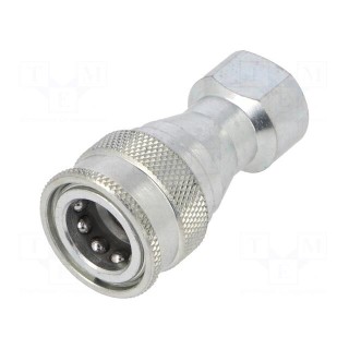 Quick connection coupling | max.300bar | G 1/4" | double-sided