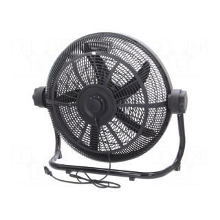 Fan: AC | 100W | 220÷240V | Ø: 500mm | Len: 1.5m | 620x530x260mm | black
