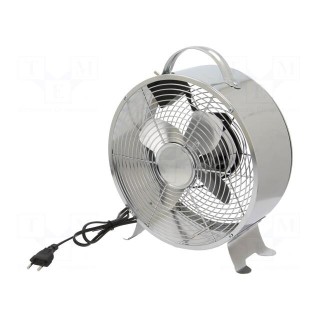 Fan: AC | 20W | 220÷240V | Ø: 250mm | Len: 1.5m | 335x265x110mm | metal