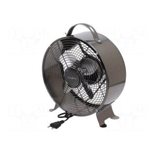 Fan: AC | 20W | 220÷240V | Ø: 250mm | Len: 1.5m | 335x265x110mm | metallic