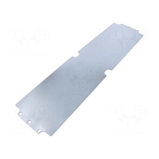 Mounting plate | galvanised steel | A138,P345 | Series: EUROMAS