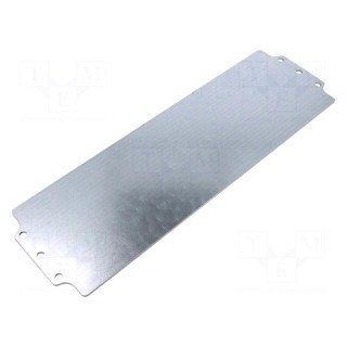 Mounting plate | galvanised steel | ETA124 | Series: EUROMAS