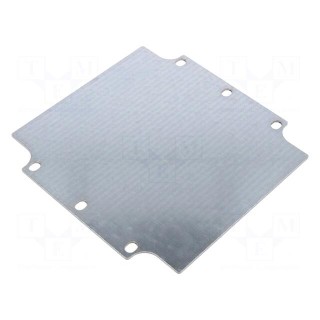 Mounting plate | galvanised steel | ETA127 | Series: EUROMAS