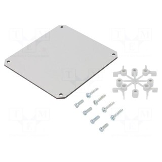 Mounting plate | hard paper | W: 110mm | H: 2.5mm | L: 110mm | TK-PC-1313