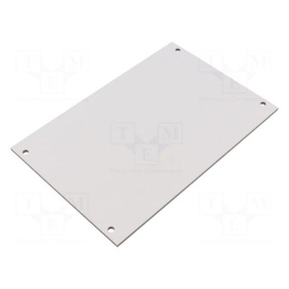 Mounting plate | hard paper | W: 113mm | L: 171mm | Thk: 2.5mm