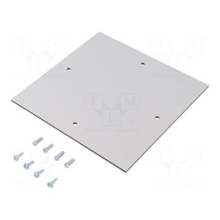 Mounting plate | hard paper | W: 150mm | H: 2.5mm | L: 150mm | TK-PC-1818