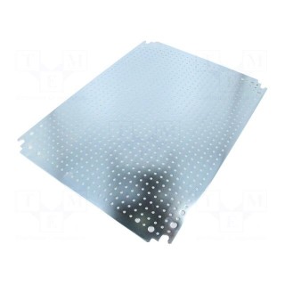 Mounting plate | microperforated