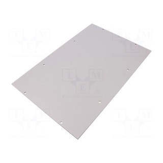 Mounting plate | plastic | light grey