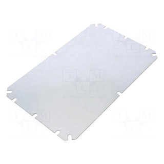 Mounting plate | steel | 1.5mm | Plating: zinc