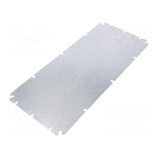 Mounting plate | steel | 1.5mm | Plating: zinc