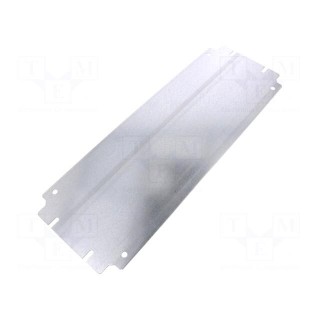Mounting plate | steel | Plating: zinc
