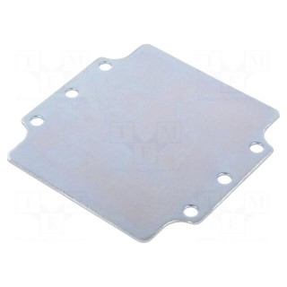 Mounting plate | steel | Plating: zinc | ALUEIN-EX-RJ11,ALUEIN-RJ11