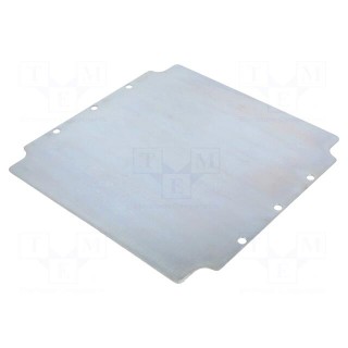 Mounting plate | steel | Plating: zinc | EX-GRJ12BK,GRJ-12,GRJ-12BK