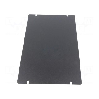 Mounting plate | steel | Series: 1441 | black