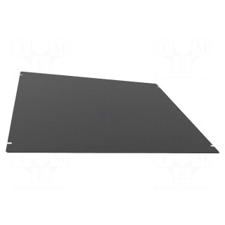 Mounting plate | steel | Series: 1441 | black