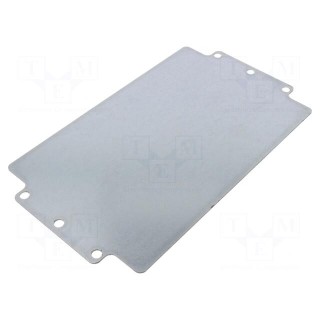 Mounting plate | steel sheet | Plating: zinc | RITTAL-9113210