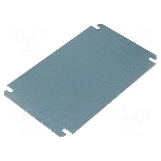 Mounting plate | steel | W: 148mm | L: 238mm | Thk: 1.5mm | Plating: zinc