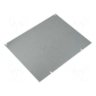 Mounting plate | steel | W: 175mm | L: 225mm | Thk: 1.5mm | Plating: zinc
