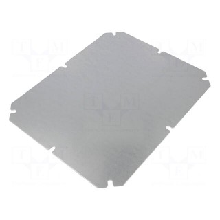 Mounting plate | steel | W: 215mm | L: 265mm