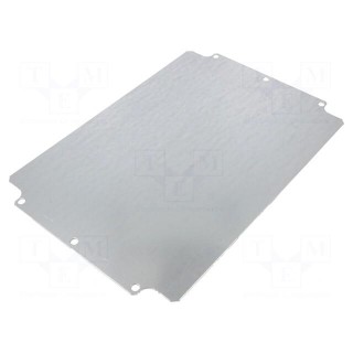 Mounting plate | steel | W: 215mm | L: 315mm | Thk: 1.5mm | Plating: zinc